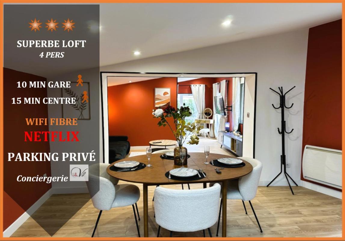 Loft O'Chalet - 10 Min Gare - Parking Prive أميا المظهر الخارجي الصورة